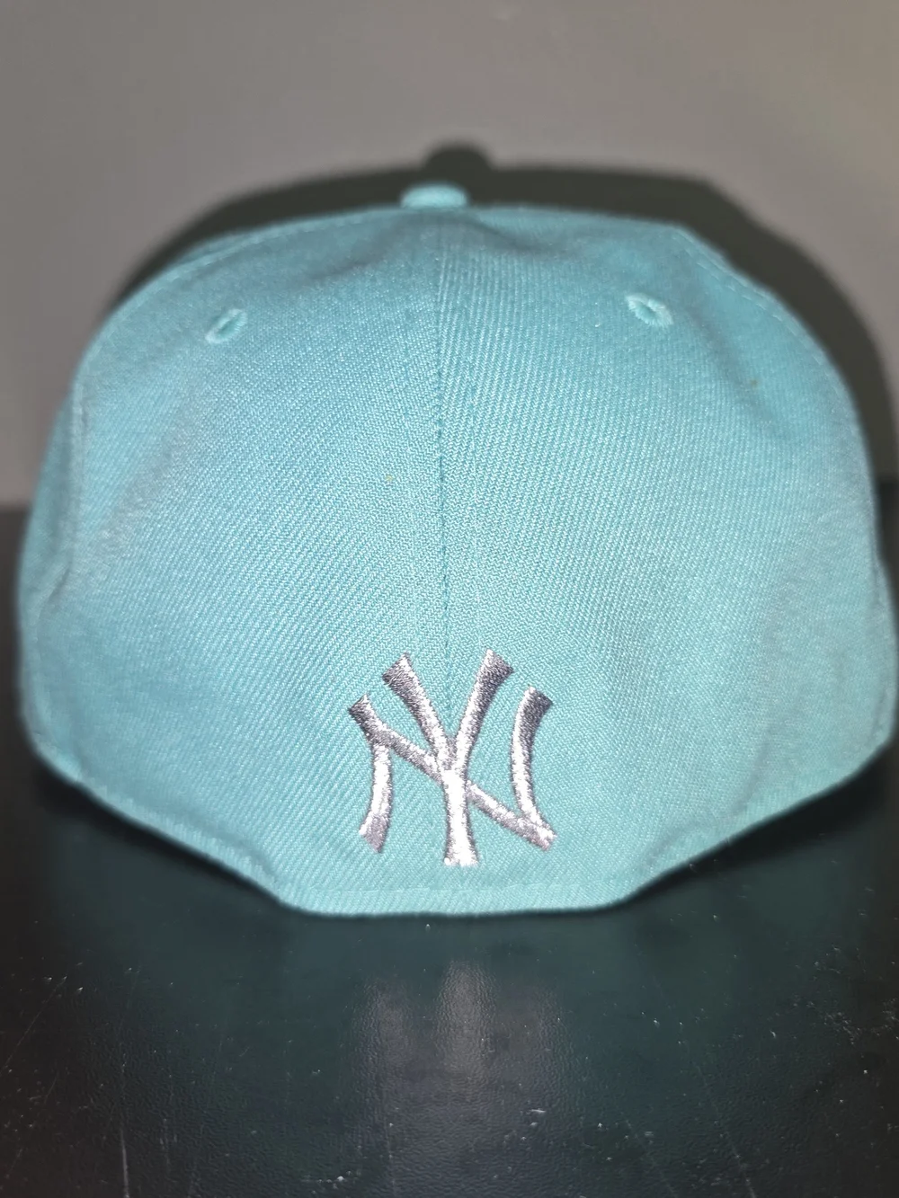 New York Yankees New Era 59FIFTY Teal Fitted Cap - Picture 4 of 5